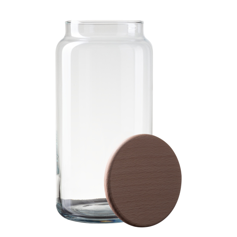 Glass container with lid 1,3 l | Basic Kitchen Lunasol