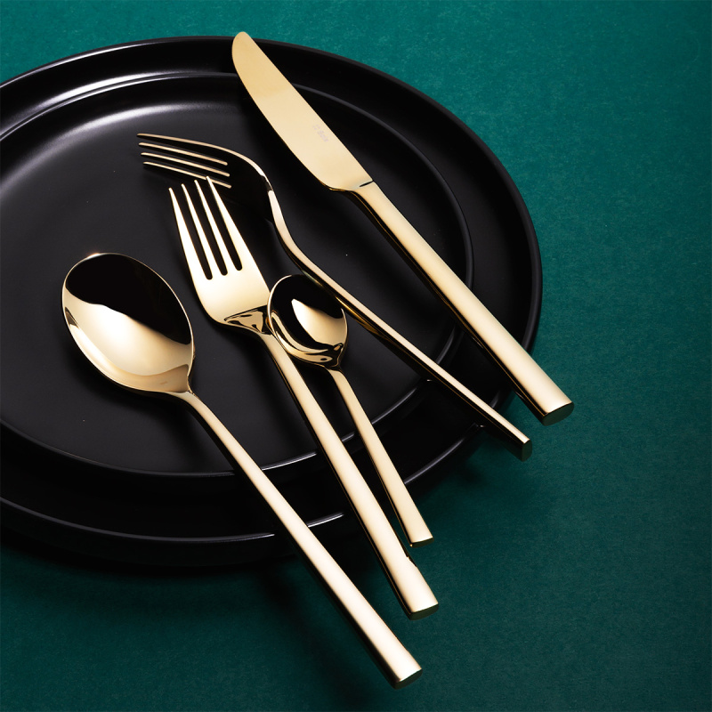 16-Piece Cutlery Set – Living PVD Champagne polished
