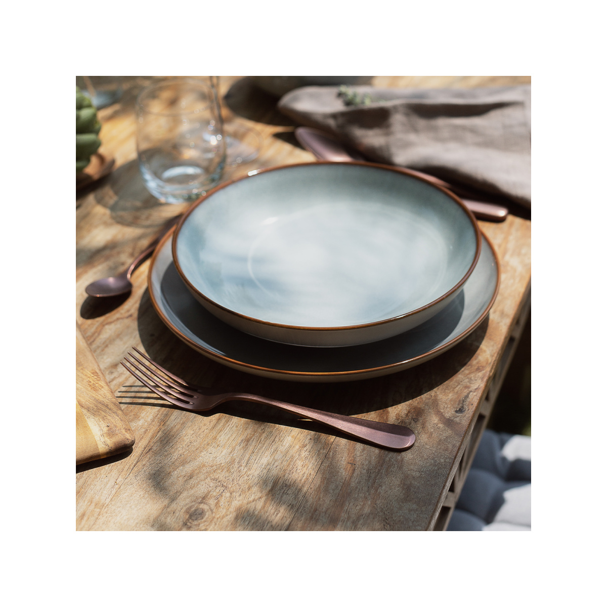Ceramic plate set 12 pcs – Elements Day