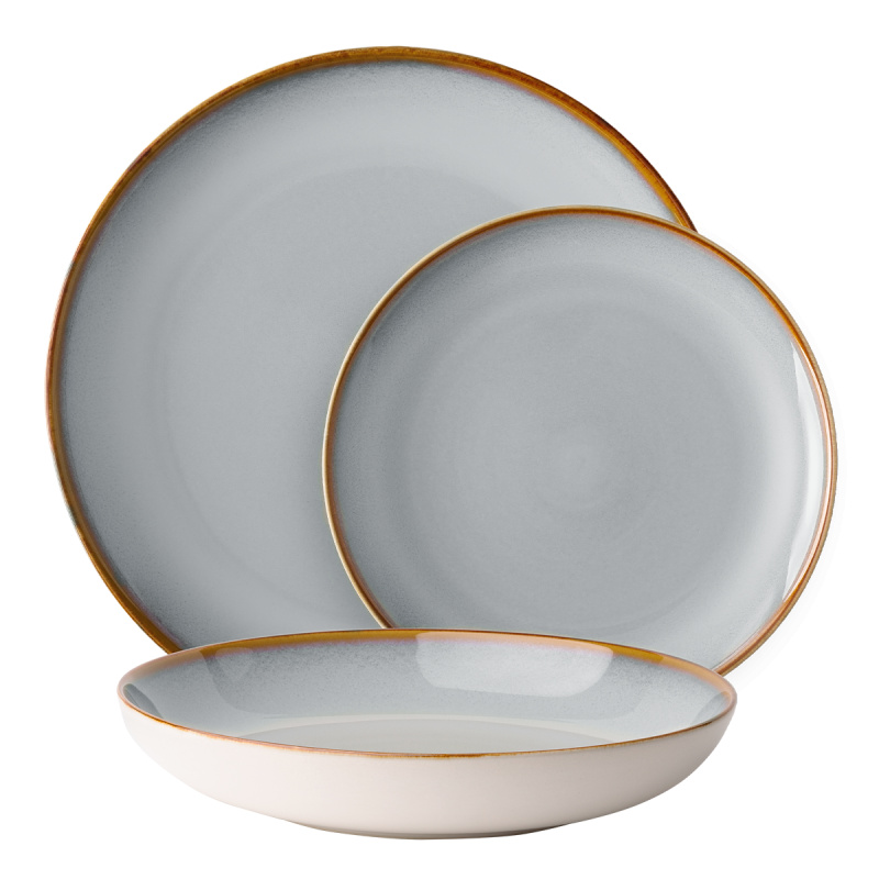 Set di piatti in ceramica 12 pezzi – Elements Day