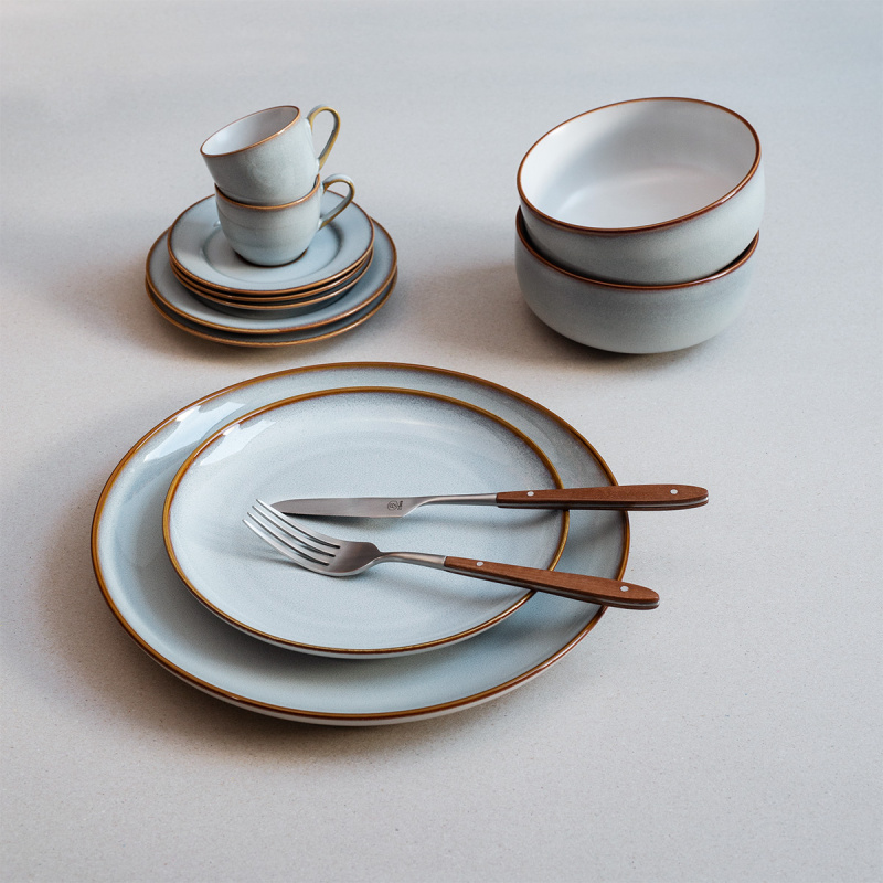 Set di piatti in ceramica 12 pezzi – Elements Day