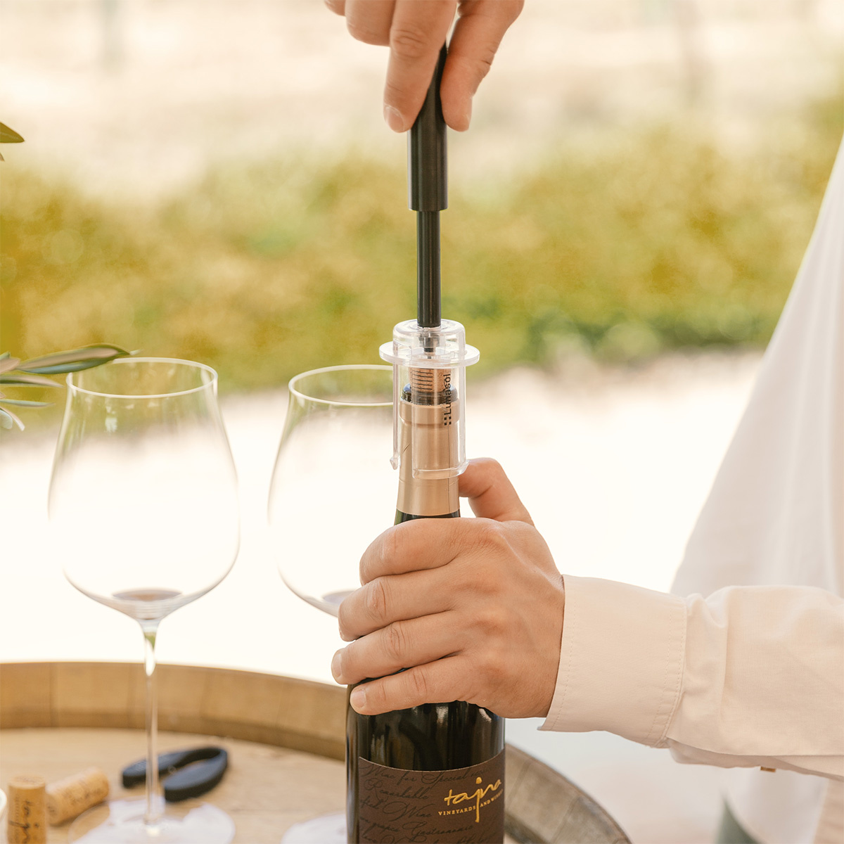 Pressure wine opener | Lunasol