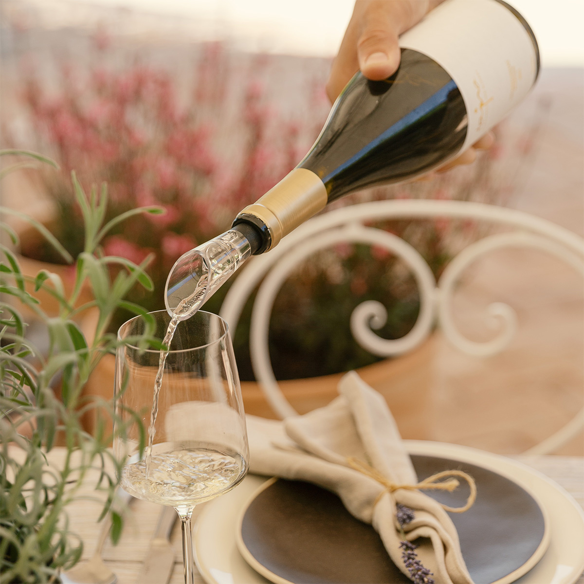Wine decanting pourer | Lunasol