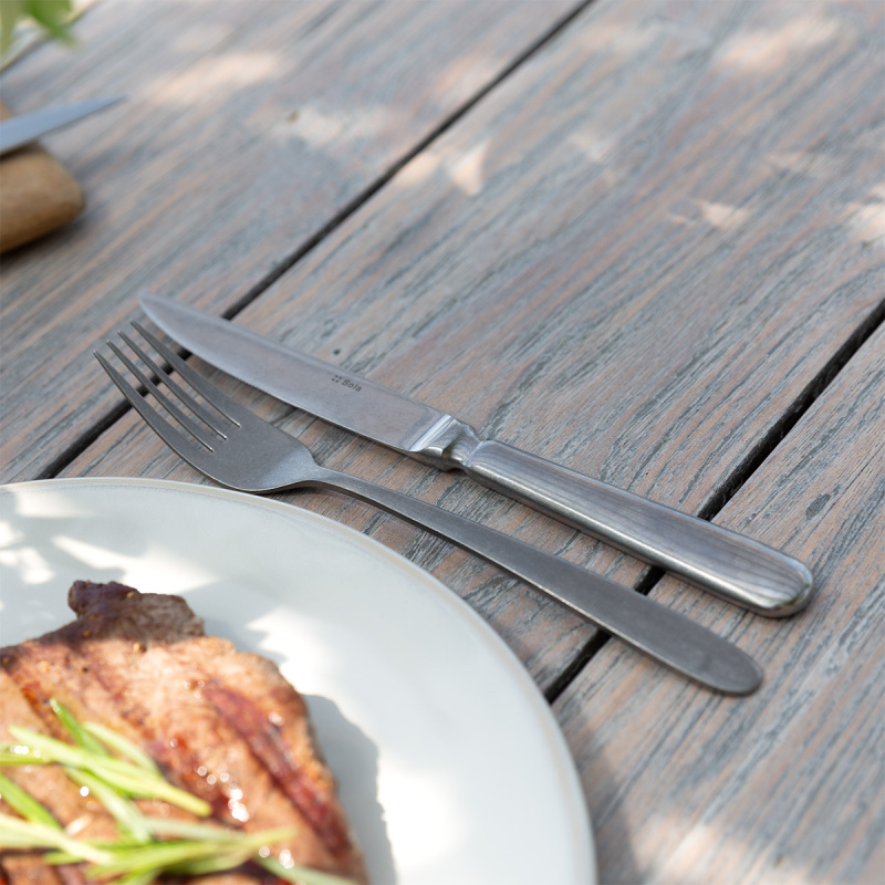 Cutlery set 24 pcs - Alpha Stone Wash