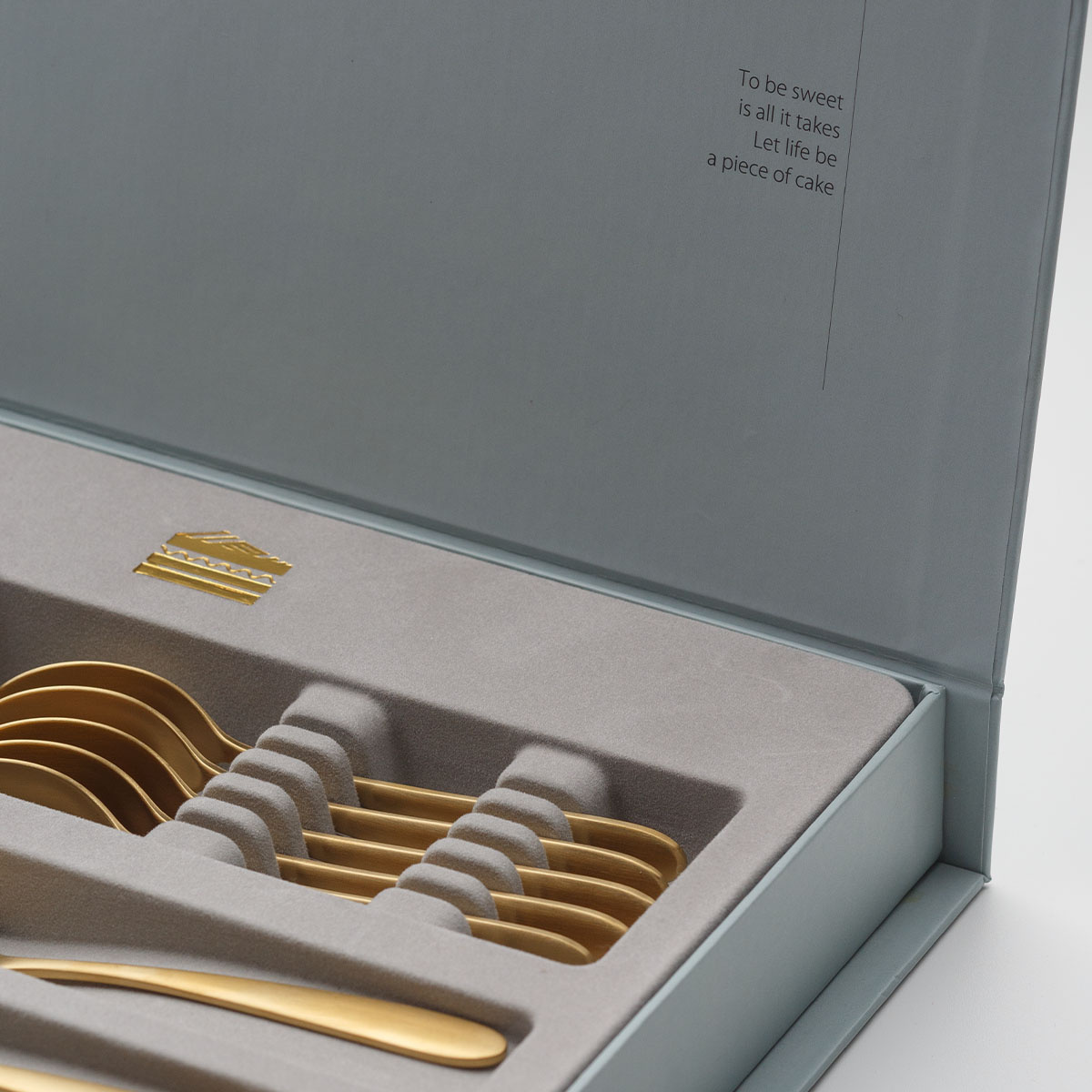 Kuchen-Set 13-tlg. - Alpha PVD gold