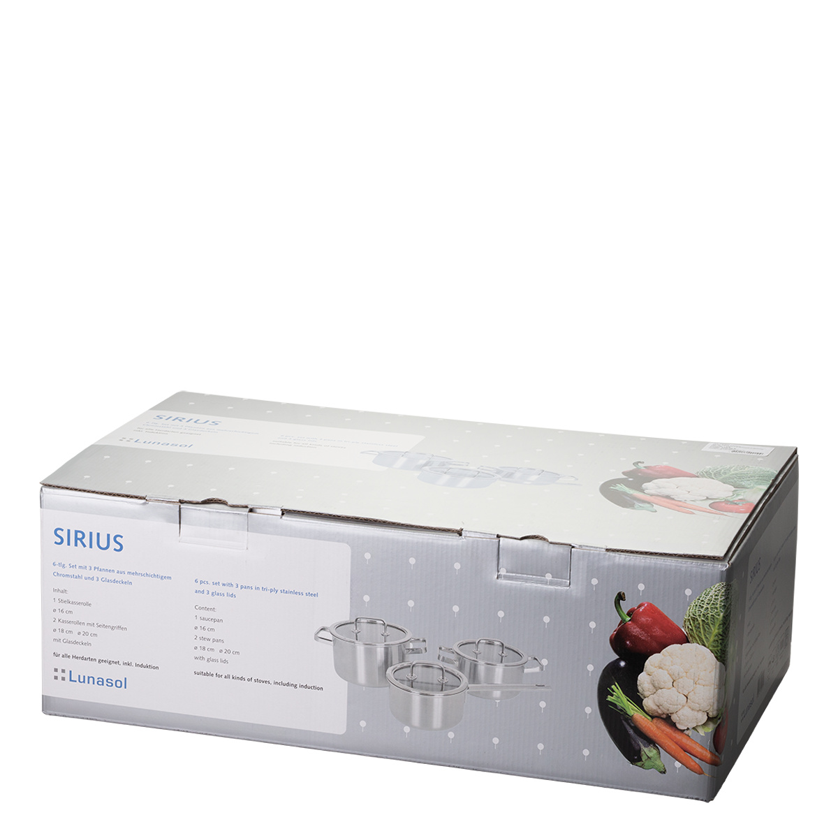 Set de pots Sirius Triply 6 pcs Premium Lunasol