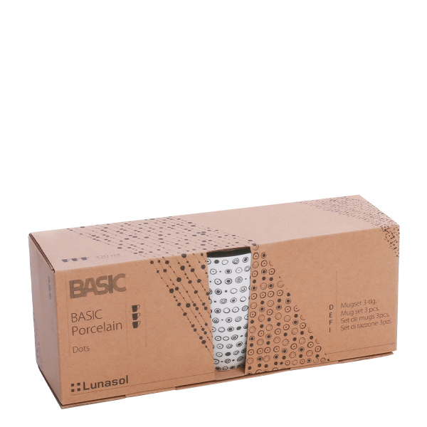 Cup set 3 pcs - Basic Dots