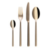 Cutlery set 16 pcs – Sofia PVD Champagne