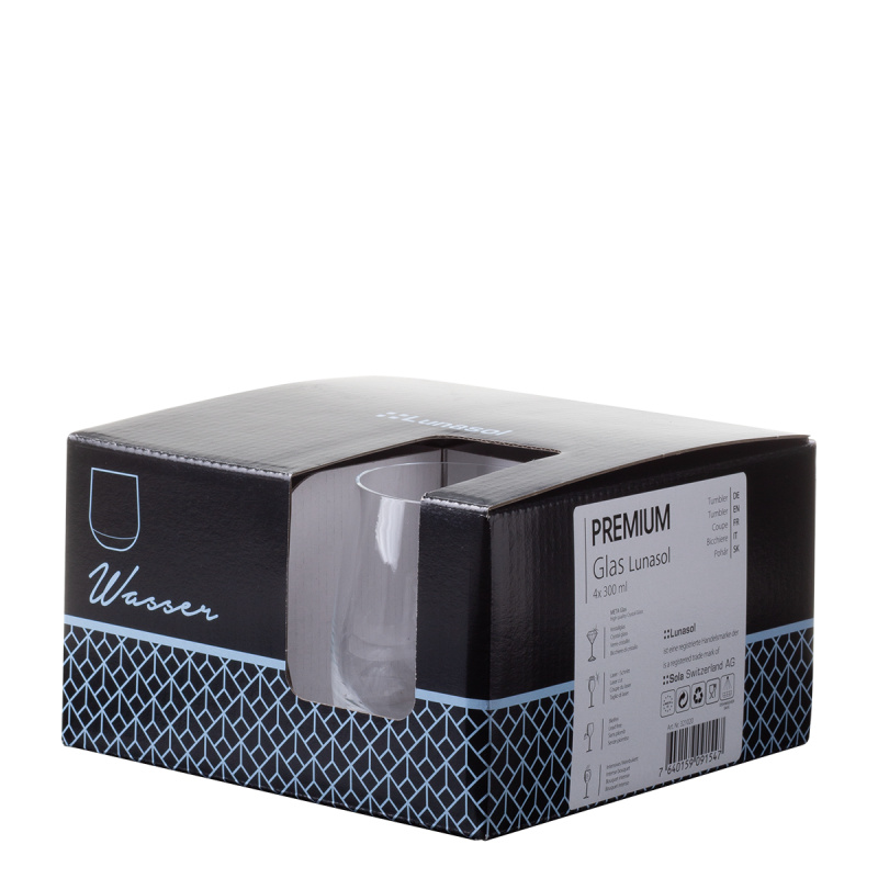 Tumbler glasses 300 ml set of 4 - Premium Glas Optima