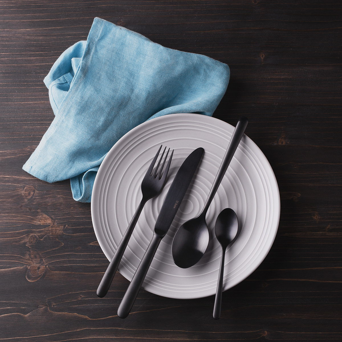 Cutlery Set 24 pcs – Faro Black