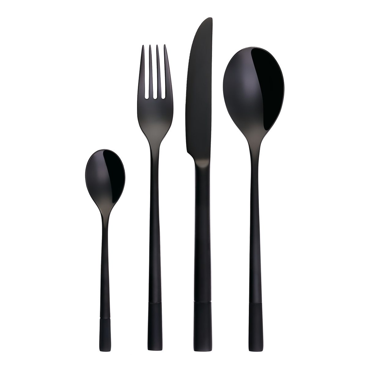 Besteck-Set 24-tlg. - Luxus schwarz