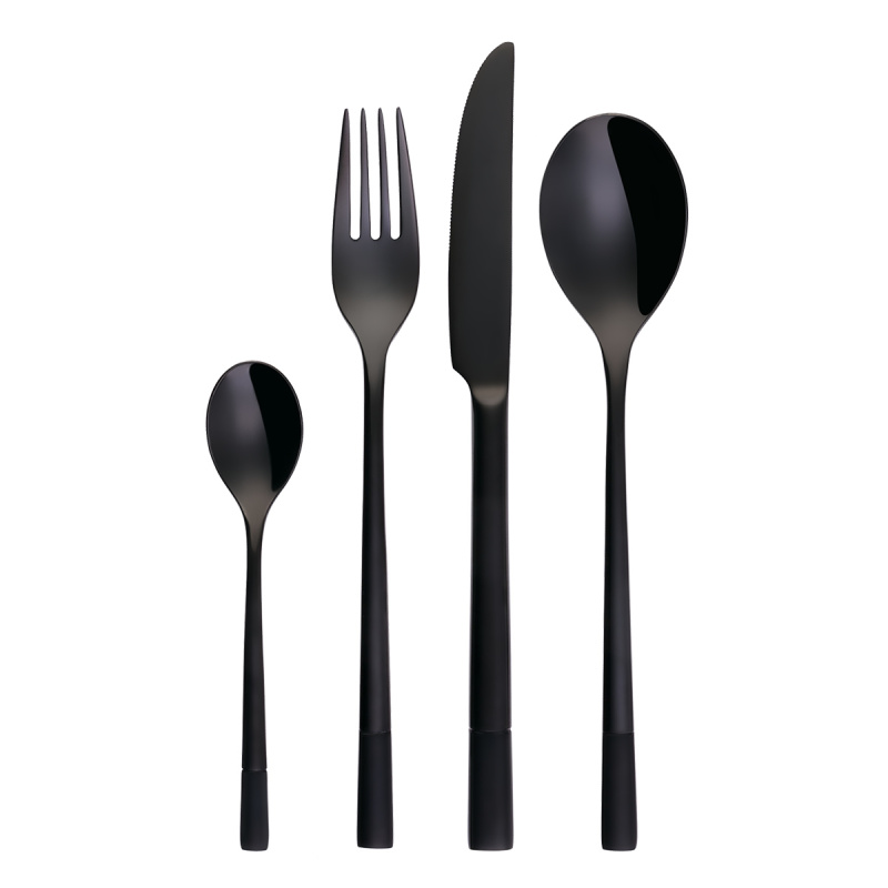 Set di posate 24 pezzi - Luxus nero