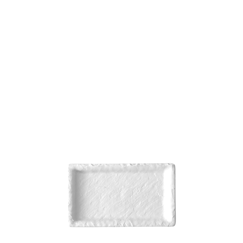 Vassoio bianco piccolo 16,8×9,8 cm | Elements Flow