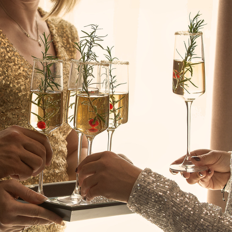 Calici da champagne 250 ml set 4 pz - 21st Glas Lunasol META Glass