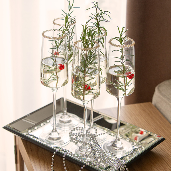 Calici da champagne 250 ml set 4 pz - 21st Glas Lunasol META Glass