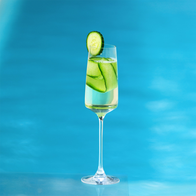 Champagne glasses 250 ml set of 4 - 21st Glas Lunasol META Glass