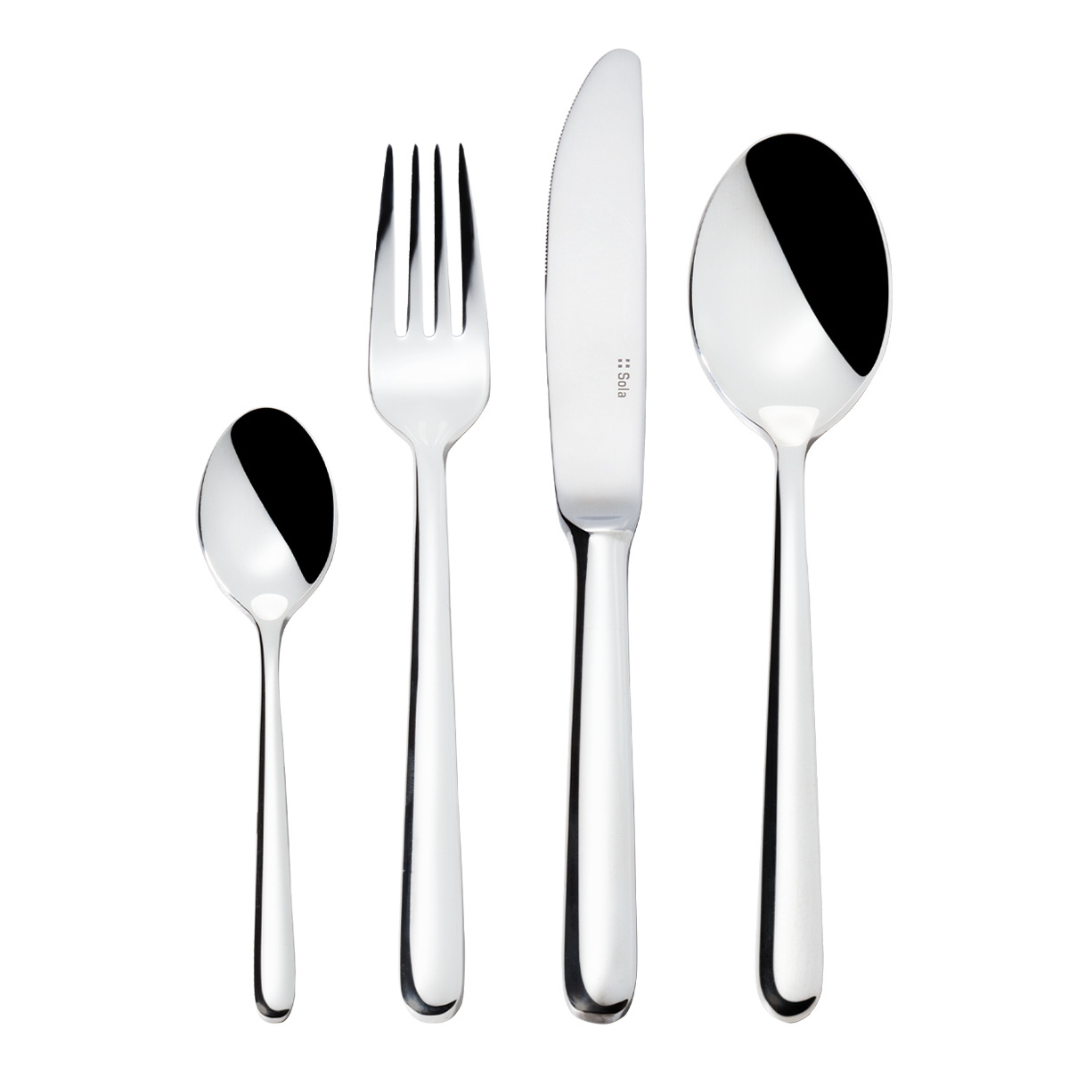 16-Piece Cutlery Set - Faro Silver