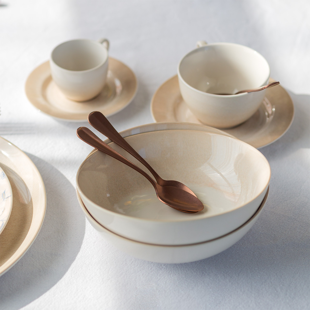 Bowl set 4 pcs | Elements Vulcano Sand
