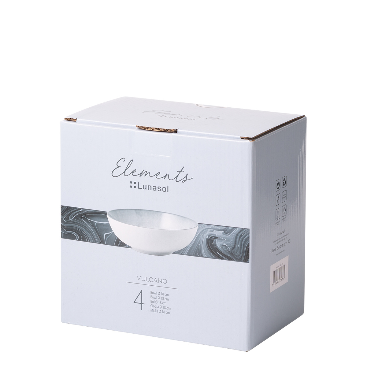 Bol 18 cm lot de 4 - Elements Vulcano