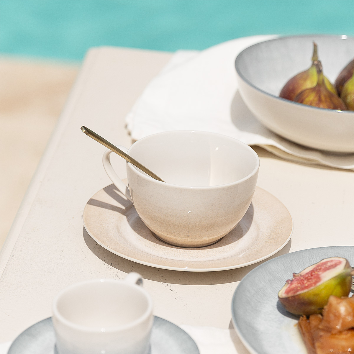 Coffee set 8 pcs | Elements Vulcano Sand