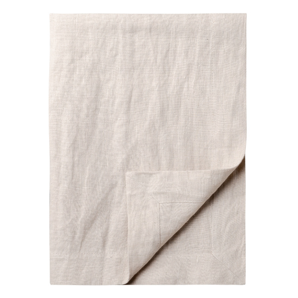 Chalk linen table runner 50 x 140 cm - Gaya Ambiente