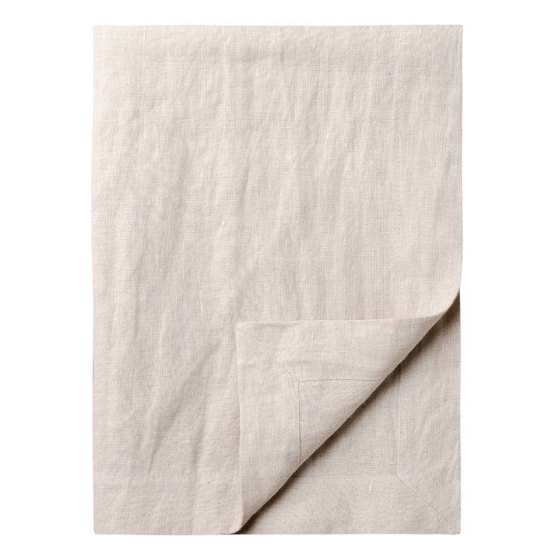 Chalk linen table runner 50 x 140 cm - Gaya Ambiente