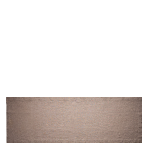 Bronze linen table runner 50 x 140 cm - Gaya Ambiente