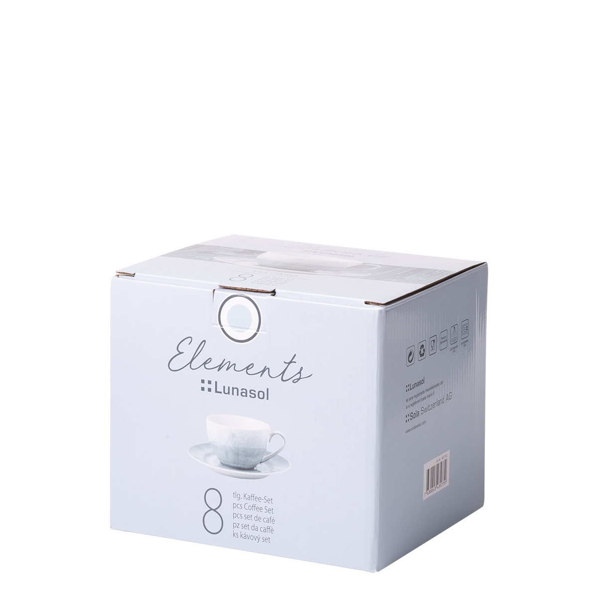 Set caffè 8 pezzi – Elements Vulcano