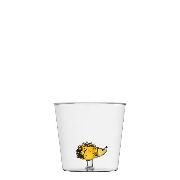 Glass with hedgehog motif | Ichendorf