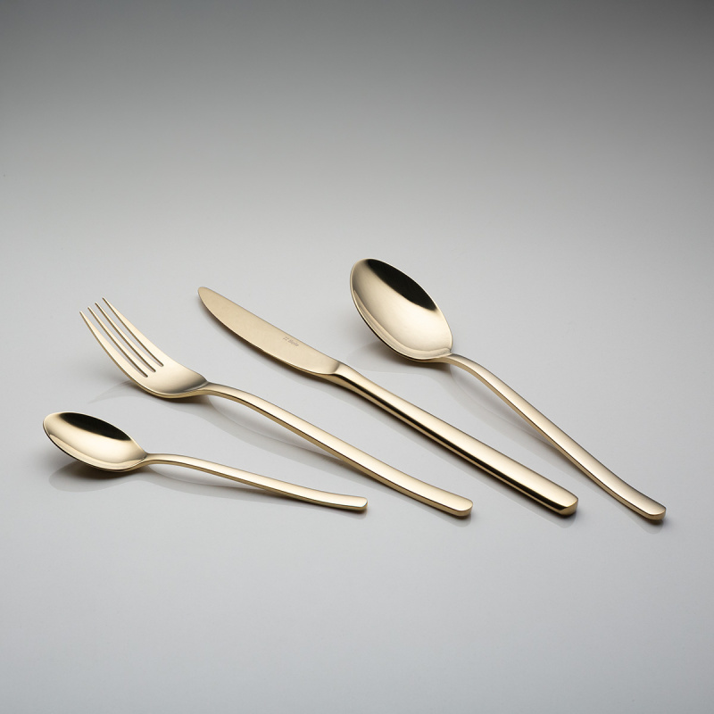 Besteckset 30-tlg. - Costa Rica PVD Champagne poliert