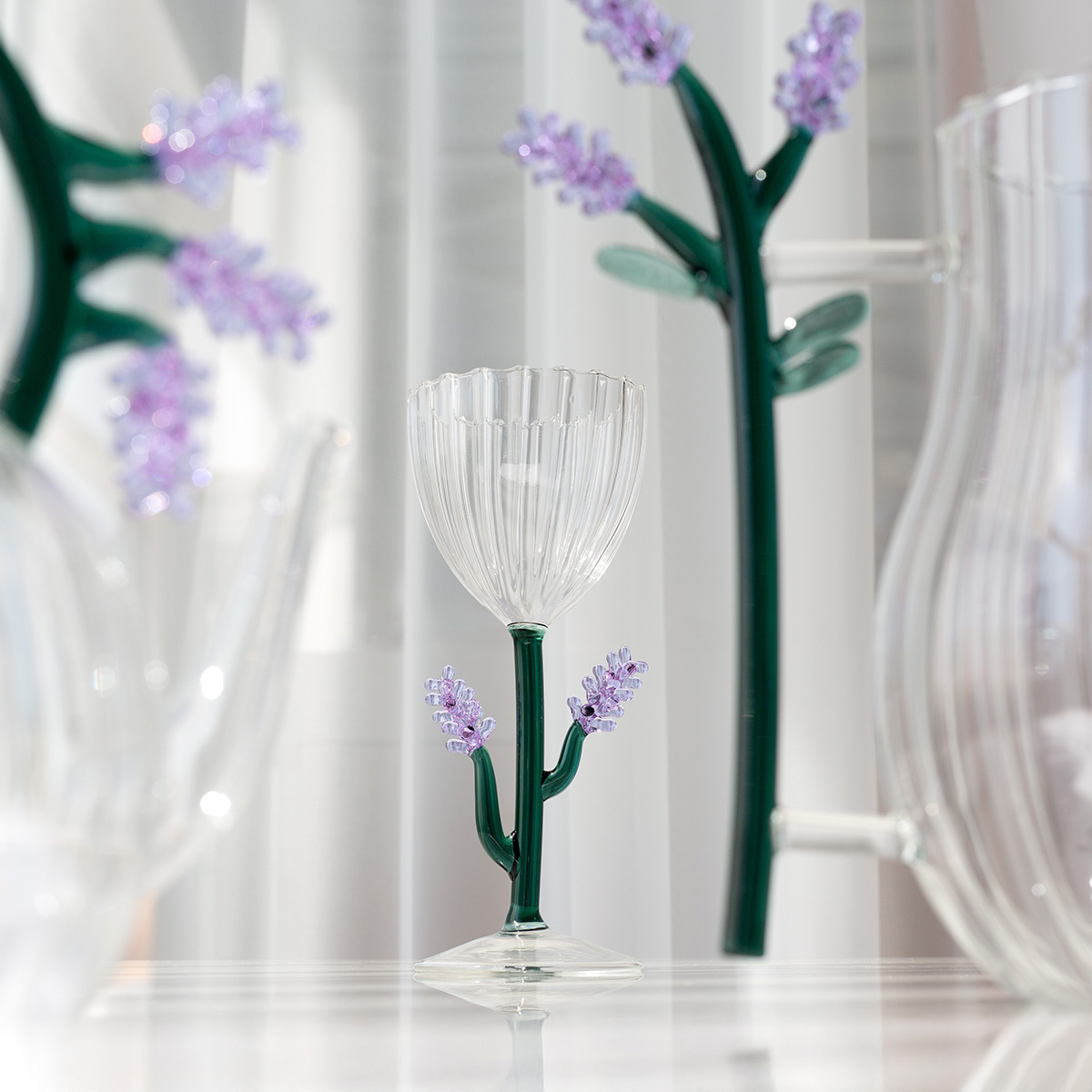 Stielglas mit Lavendel | Ichendorf