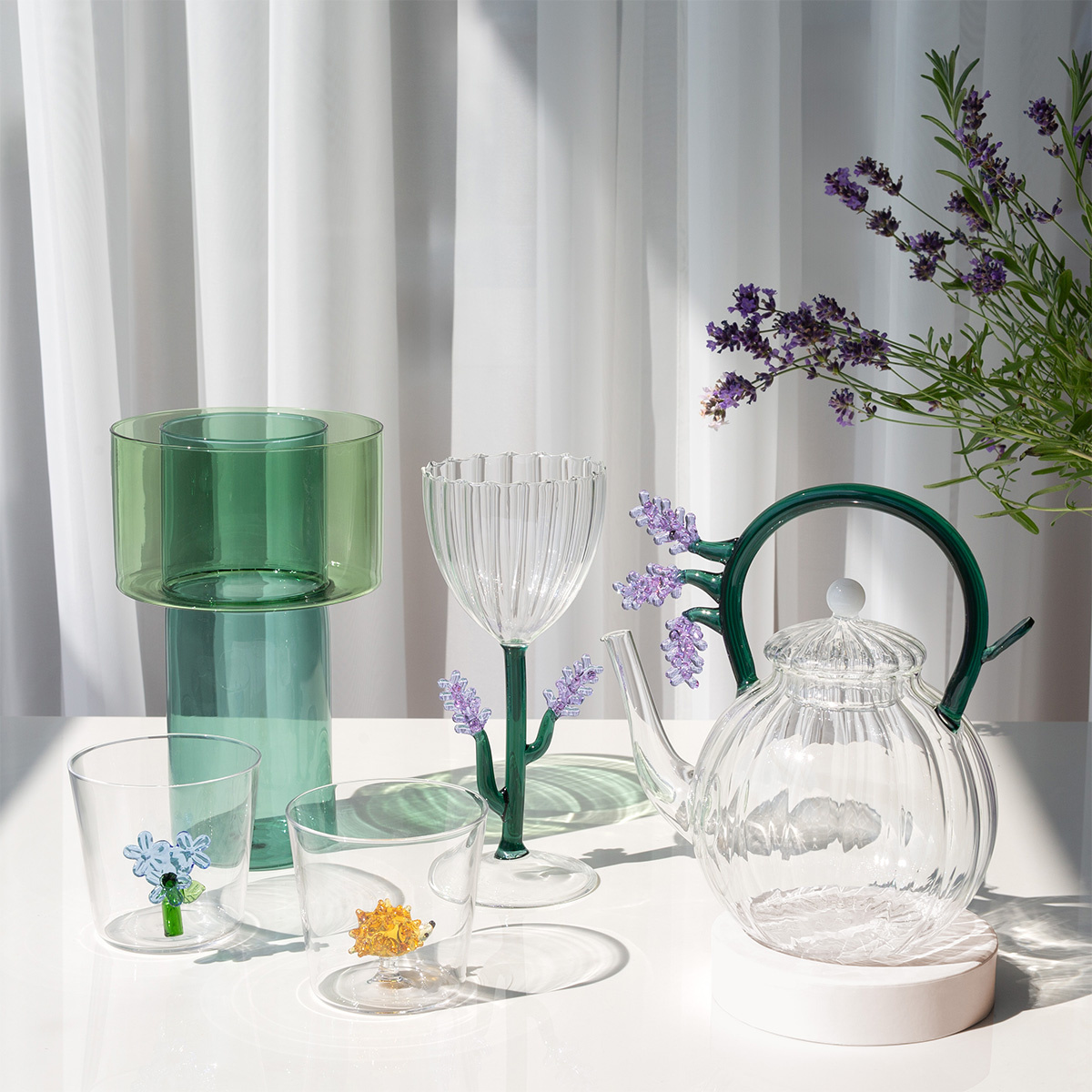 Vase A vert pétrole | Ichendorf