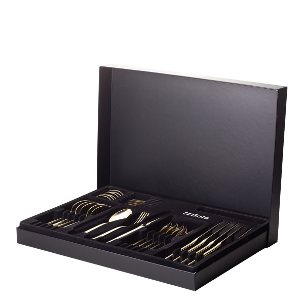 Besteckset 30-tlg. - Costa Rica PVD Champagne poliert