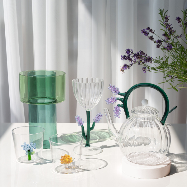Stielglas mit Lavendel | Ichendorf