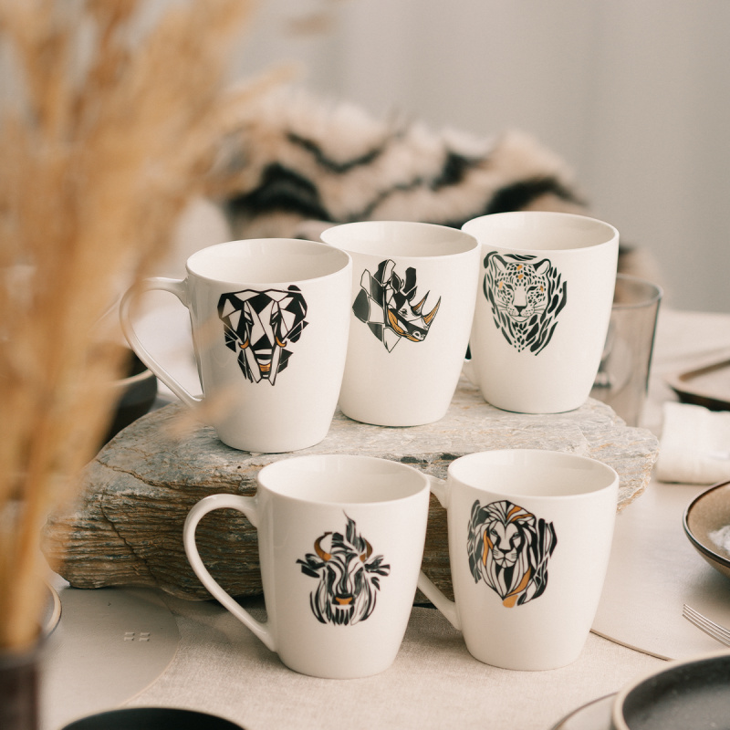 Tasse 360 ml Lion | Flow Solatelier Africa