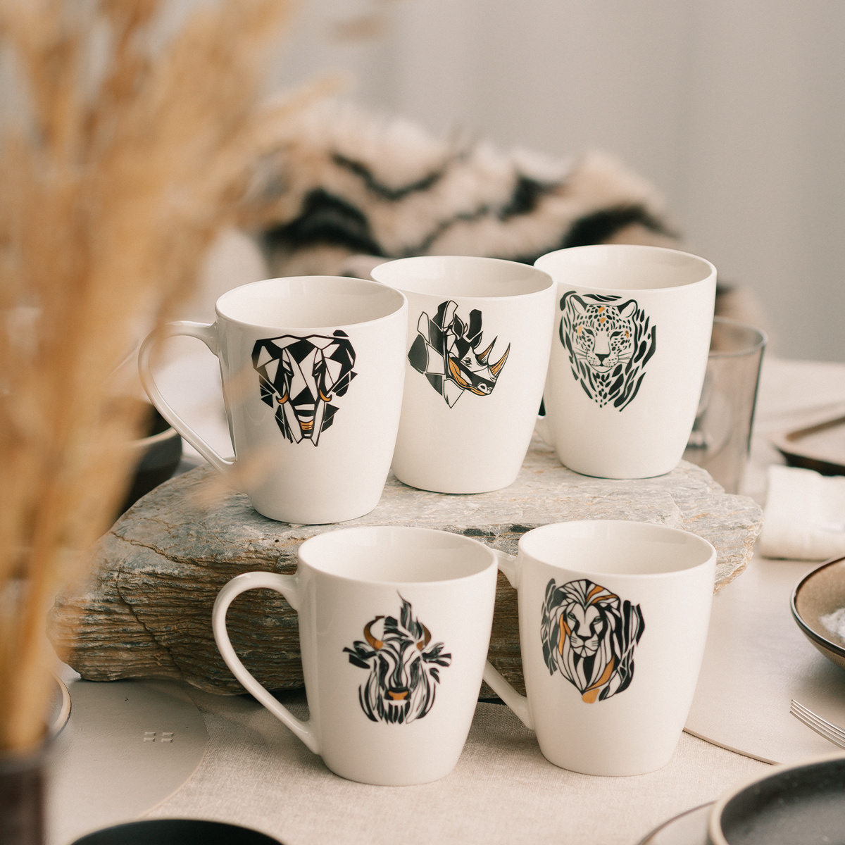 Cup 360 ml Leopard | Flow Solatelier Africa