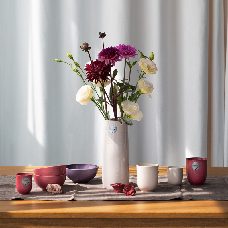 Vaso 23 cm | Gaya Solatelier Rose Crystal