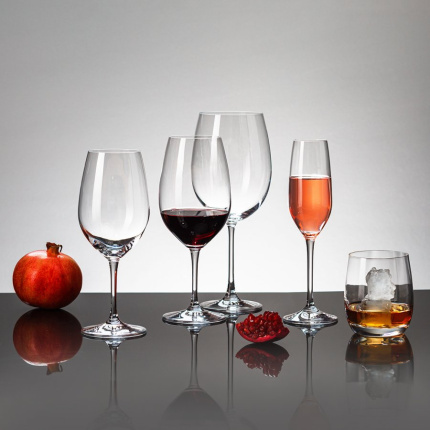 Calici da vino bianco 530 ml set 4 pz - Benu Glas Lunasol META Glass