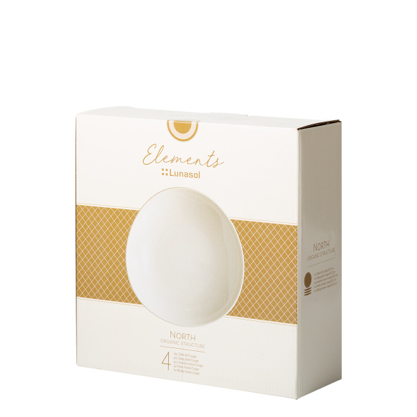 Tiefe Teller Coupe 25 cm 4 Stk. | Elements North