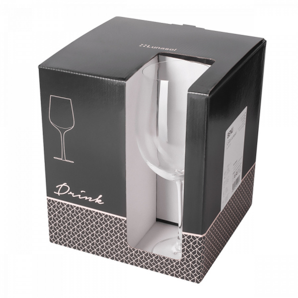 Calici da vino rosso 850 ml set 4 pz - Benu Glas Lunasol META Glas