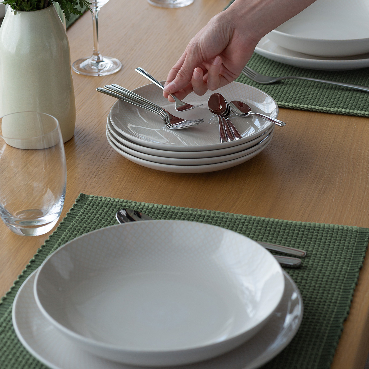 Set piatti 12 pezzi | Elements North Structure