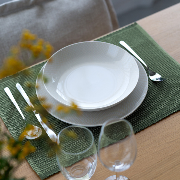 Antique green placemat 33 x 49 cm – Elements Ambiente