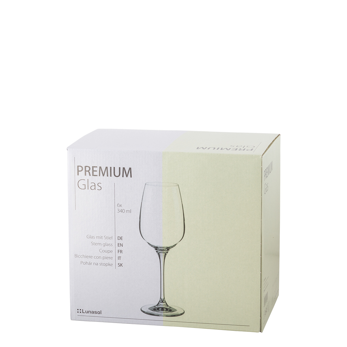 Sauvignon blanc glasses 340 ml set of 6 - Premium Glas Crystal