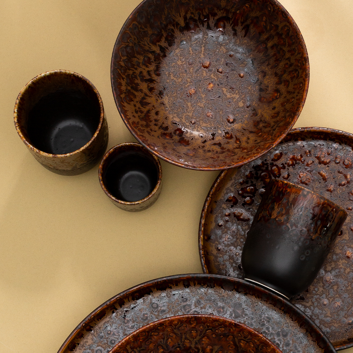 Cup without handle 80 ml | Gaya Atelier Amber