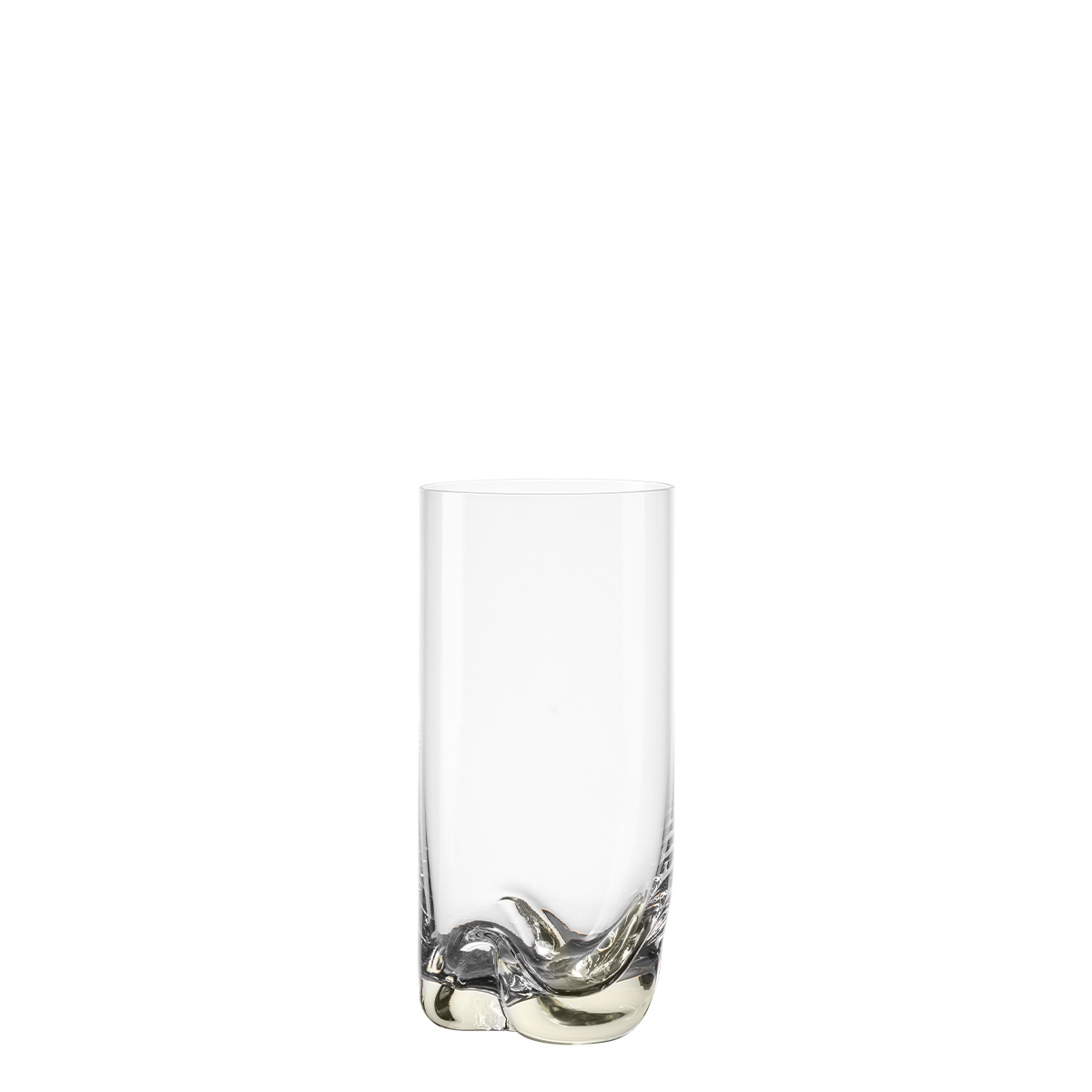 Glasses with beige base Long drink 350 ml set of 6 - Anno Glas Lunasol Color