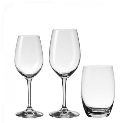 Starter-Set Gläser für den Haushalt 12-tlg. - BASIC Glas Lunasol