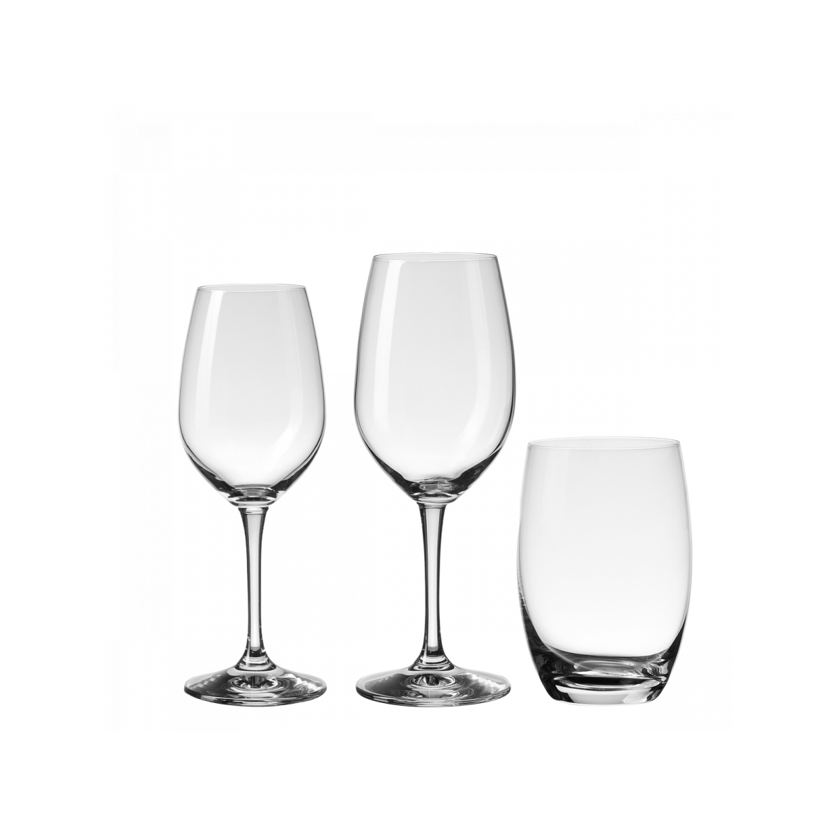 Starter glass set for home 12 pcs - BASIC Glas Lunasol