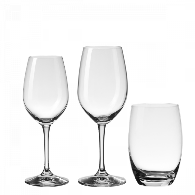 Set iniziale di bicchieri per la casa 12 pz - BASIC Glas Lunasol