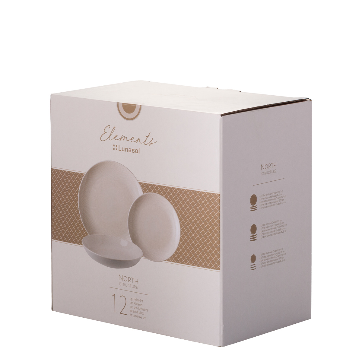 Plate set 12 pcs | Elements North Structure