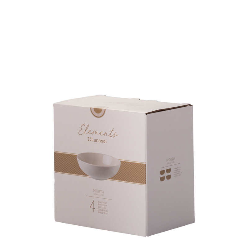 Bowl set 4 pcs | Elements North Structure